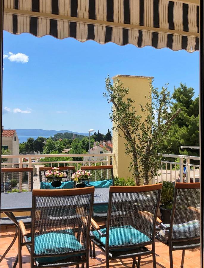 Andor - Lux, Two Beautiful Terraces With Sea & Sunset View Apartman Makarska Kültér fotó