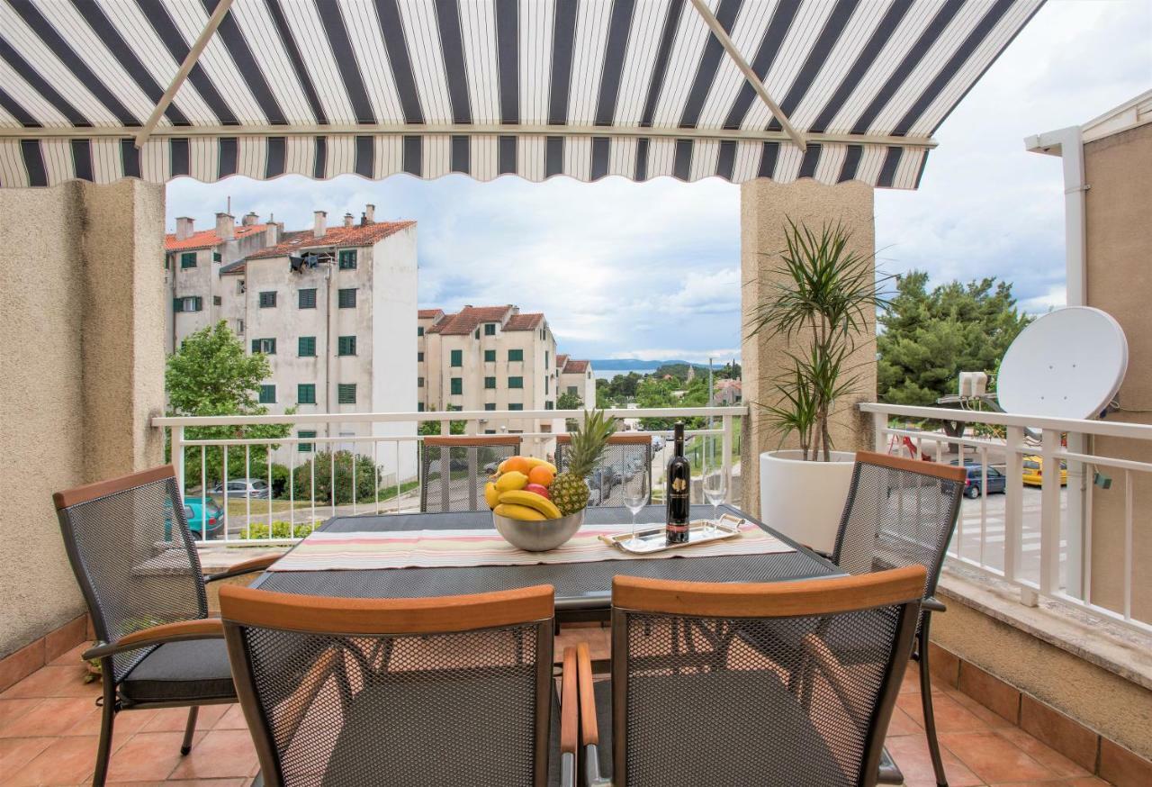 Andor - Lux, Two Beautiful Terraces With Sea & Sunset View Apartman Makarska Kültér fotó